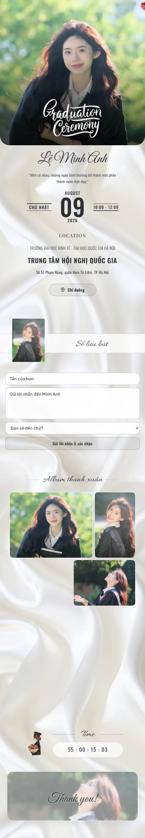 Xem trước mẫu Thanh Xuân